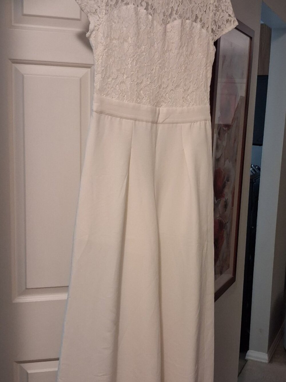 White Jumpsuit Medium